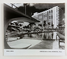 1970s Bal Harbour Florida Americana Hotel Pool Diving Board Vintage Press Photo picture