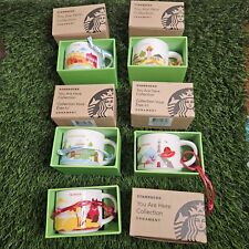 Starbucks YAHC Mug Lot of 5 In Boxes Taipei Tainan Vancouver Canada Taiwan picture