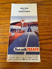 1955 Vintage Texaco Map of New York with Pennsylvania picture