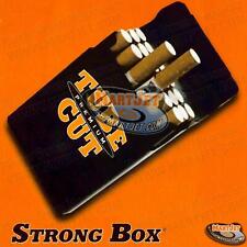 Black Strong-Box Flip Cigarette Case Kings Hard Plastic 84mm Regular Normal Size picture