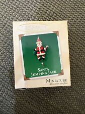 Hallmark Keepsake Santa Jumping Jack  Miniature Mini Ornament NIB picture