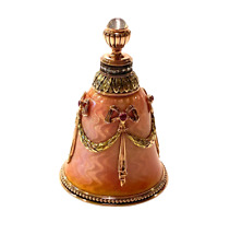 FABERGE IMPERIAL JEWELED MULTI - COLOR 14K GOLD & GUILLOCHE PERFUMER picture