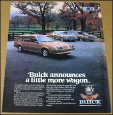 1983 Buick Skyhawk Wagon Print Ad Car Advertisement Vintage Stan Musial Hazel picture