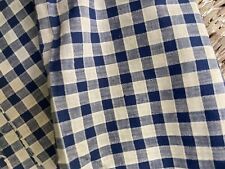 nice weave gingham navy blue white large check 26