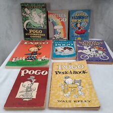 Vintage 1950's Pogo Paperback Comic Book Graphic Novel 8 pc Lot Walt Kelly picture