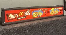 McDonald's Vintage MIGHTY KIDS MEAL LED sign. RARE. picture