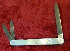 Fine German knife Pearl Whittler Solingen X Rare maker Carl Rader Gents jack mop picture