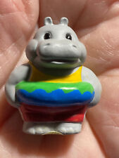 1993 Hallmark Merry Miniatures HIPPO IN INNERTUBE NEW with gold tag picture