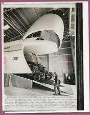 1966 Lockheed C5A Galaxy Mockup at Marietta Georgia Plant Orig. News Wirephoto picture