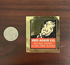 Red Adair Oil Well Blowouts Firefighting Hard Hat Sticker picture