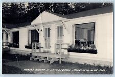 Marenisco Michigan MI Postcard RPPC Photo Weber's Resort On Lake Gogebic c1930's picture