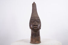 Beautiful Benin Bronze Head 21