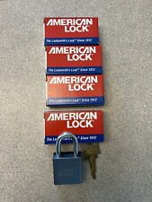 4 Pack American Lock Padlock,  Series A10  w/ 2 Keys, KD, NOS picture
