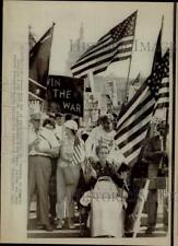 1970 Press Photo March In Washington, D.C. Calls For Military Victory In Vietnam picture