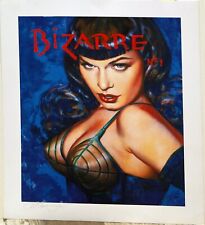 Olivia Vintage Bettie Page Bizarre #1 giclee stonehenge paper 19/100 $425 picture