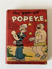 Rare 1934 Popeye the “pop up“ Among The White Savages  book. Decent Condition picture