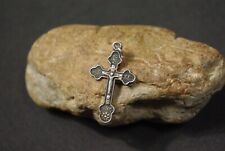 Antique Rare Orthodox Pectoral Cross, 84 Sterling Silver of Tsarist Russia picture