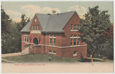 1901-1907 Public Library Rumford Falls Maine ME  1900s UDB Postcard picture