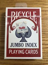 Vintage Bicycle Jumbo Index Deck “Curvy” Lady Liberty UPC on RIGHT Blue Seal New picture