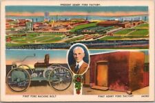 c1940s DETROIT, Michigan Postcard 
