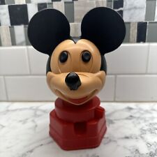 Vintage Walt Disney Mickey Mouse Gum Ball Machine 1968 Hasbro Made in USA Nice picture