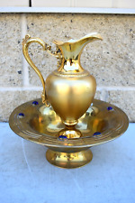Nice Antique Bishop's Lavabo Set, Ewer and Basin (CU372) chalice co picture