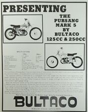 1972 Bultaco Pursang Mark 5 125 250 Original Motorcycle Ad picture