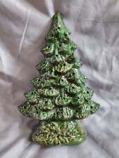 Ceramic Holiday / Christmas Decoration - Tree, Mantle: Medium; Lighted picture