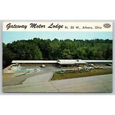 Postcard OH Athens Gateway Motor Lodge picture