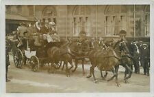 1920s Brighton UK Stagecoach Tourists Seaman & Son RPPC Photo Postcard picture