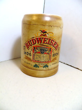 Budweiser 1976 Centennial 1876-1976 CS22 Smooth Label Variation Stein picture