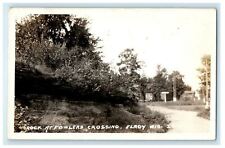 1929 Fowlers Crossing Elroy Wisconsin WI Janesville RPPC Photo Posted Postcard picture
