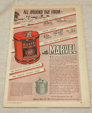 Vintage 1953 MARVEL MYSTERY OIL AD LITERATURE picture
