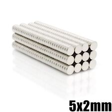 100pcs 5x2 Super Powerful Strong Round NdFeB Neodymium Magnets N35  picture