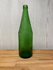 Vintage Green Glass Bottle Embossed “No Deposit * No Return” picture