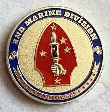 US MARINE CORPS - 2nd MARINE DIVISION Challenge Coin picture