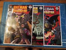 Batman Vs Predator 2 II Set 1 - 4 DC Comics 7.5+ O-251 picture
