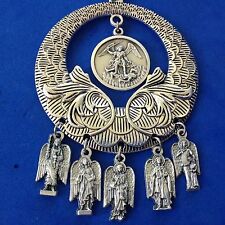 Custom Religious Catholic Saint Medal NECKLACE 4 ARCHANGEL St Michael Raphael 2 picture
