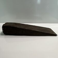 HEAT TREATED WOOD SPLITTING WEDGE 5 POUND AP-5074 MADE IN U.S.A. Vintage picture