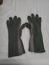 US Military Issue Flyers Summer GS/FRP-2 Hawkeye Flight Gloves Size 9 Green picture