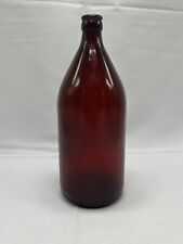 Vintage Anchor Hocking Royal Ruby 1950's Schlitz Quart Beer Bottle 8585C picture