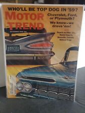 Motor Trend November 1958 picture