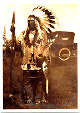 1920s Harmon  Marble Crow Chief White Swan Native American Indian Photo Print picture