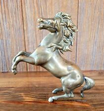 Vintage Brass Horse ~ Two Poses Rearing or Running picture