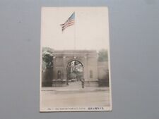 American Legation Peking Old Glory Waving Sentry at the Gate Color Postcard picture