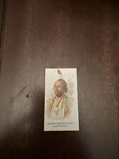 1888 AMERICAN INDIAN TOBACCO (ERROR) CARD ALLEN & GINTER ( AGATE ARROW POINT ) picture