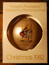 Vintage 1982 SCHMID Berta Hummel ANGELIC PROCESSION Christmas Ornament W Box EXC picture
