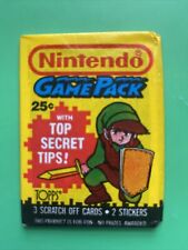 Nintendo Game Pack Trading Cards 1989 Topps Unopened- Link Brand New picture