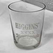 Antique Higgins Monongakela Whiskey Shot Glass XXXX Thin Glass  picture