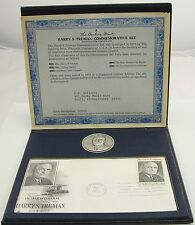 Danbury Mint Sterling Harry S. Truman 1973 Presidential Commorative Medal 1 1/2